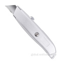 China Heavy Duty Aluminum Shell Retractable Box Cutter Factory